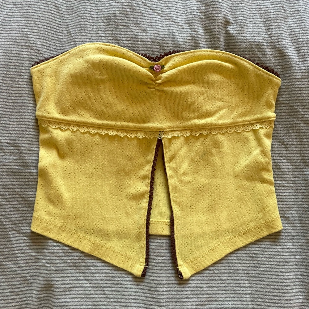 Pointelle Tube Top